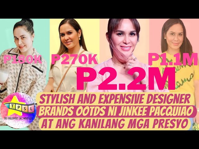 All Of Jinkee Pacquiao's Colorful Designer Ootds In Los Angeles