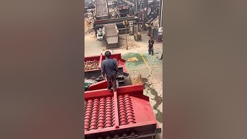 roller screen feeder testing in workshop/Debris Separator for sale