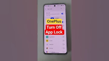how to turn off app lock in oneplus #applock #oneplus #android