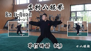 Single Form Tutorial 2【Martial Arts/Kung Fu】Baji Quan Tutorial Session 7 Dan Da: 八极拳教学 动作讲解2
