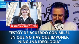 "No podemos permitir que nos vengan a imponer la agenda LGBTQ ni nada", Traniela Campolieto