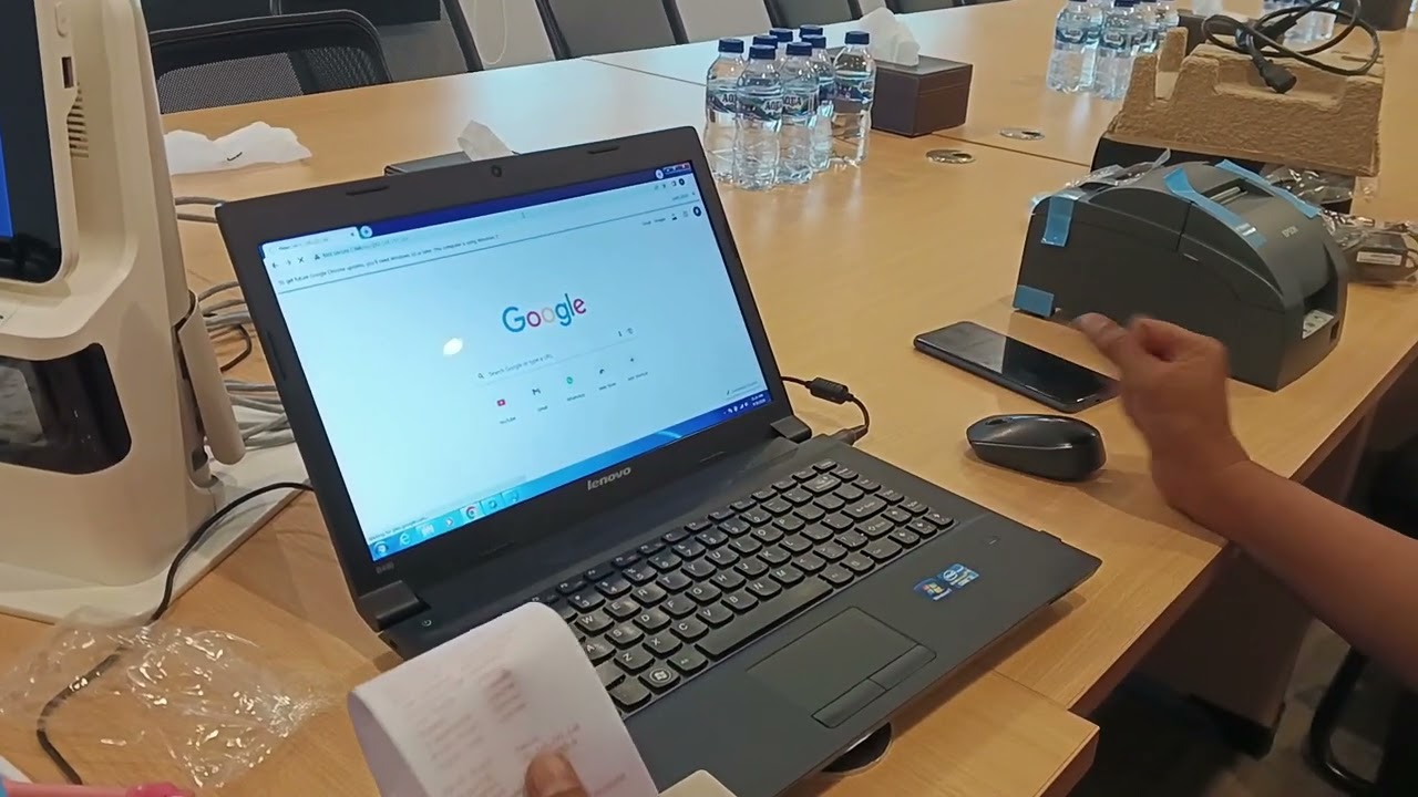 CARA SETING IP ADDRES PADA PRINTER TMU 220 Lan