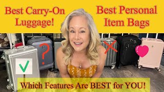 PERSONAL ITEM & CARRY ON BAG COMPARISON! MUST HAVE Features for your Carryon Only Adventure!