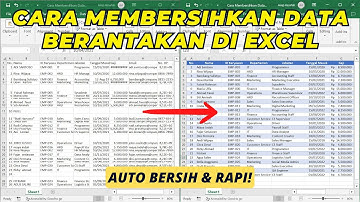 Cara Membersihkan Data Berantakan di Excel dengan Cepat & Otomatis (Auto Bersih & Rapi!)