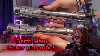 Darth Maul lightsaber unboxing! [Imperial workshop]