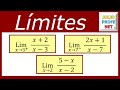 LÍMITES INFINITOS - Ejercicios 1, 2 y 3