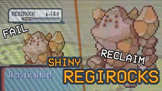 556 - LIVE Shiny Regirock FAIL after ~9000 SRs and RECLAIM after 16,720 SRs on Sapphire! I am stupid