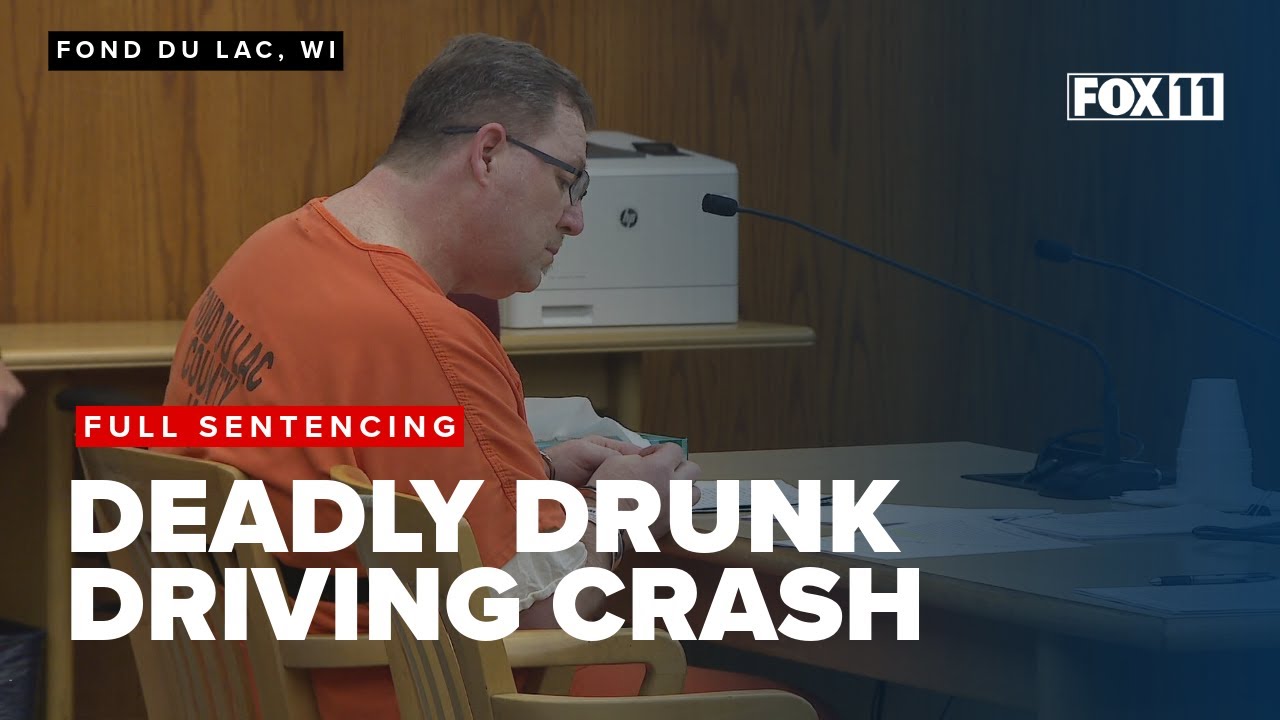 Sentencing for fatal OWI crash that killed man, injured wife - YouTube