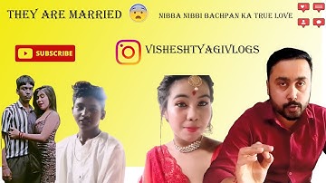 NIBBA NIBBI NE BACHPAN ME SHADI KARLI  || VISHESH TYAGI