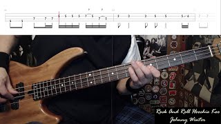 Video thumbnail of "Rock And Roll Hoochie Koo by Johnny Winter - Bass Cover with Tabs Play-Along"