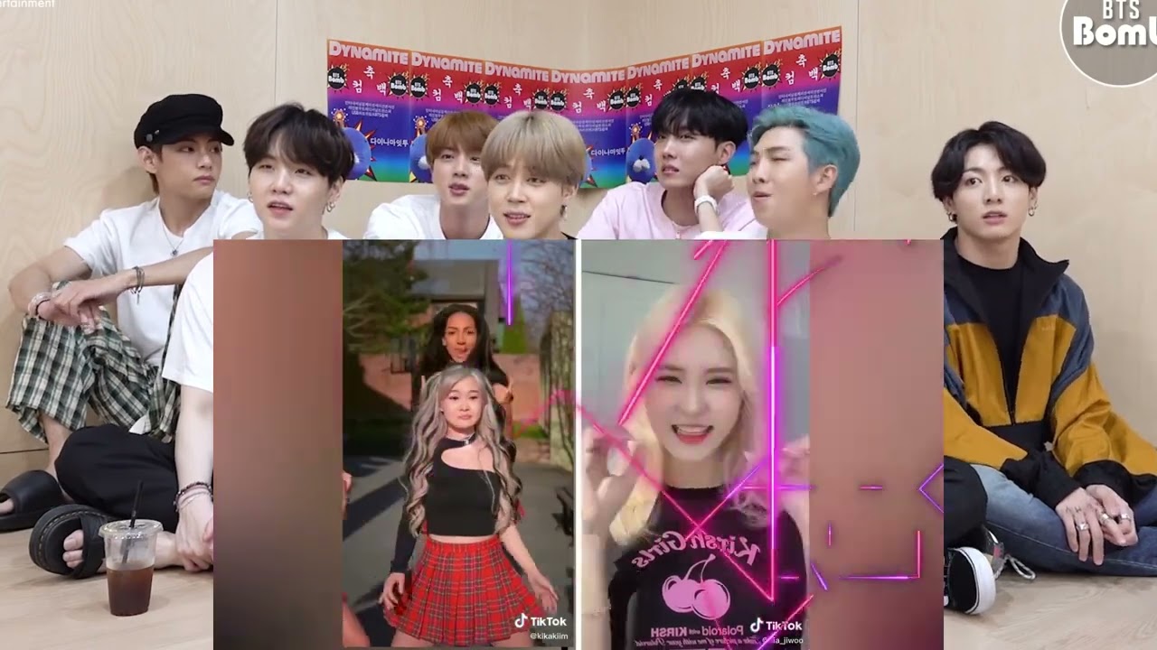 BTS REACTION KIKA KIM VS SIA JIWOO🤩 LATEST TIKTOK DANCE COMPILATION ⭐