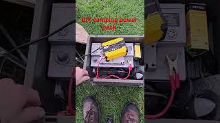 DIY camping power pack #bushcraftcamping #camping #campinggear #diyprojects #offgrid