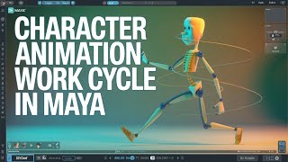 Character Animation Work Cycle in Maya for Beginners (Full Guide)