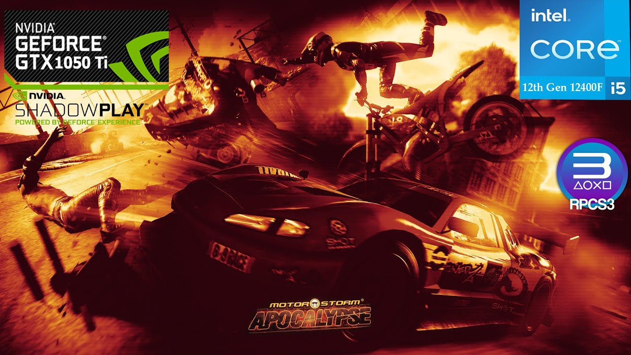 MotorStorm Apocalypse Ingame RPCS3 Intel i5 12400F + GTX 1050 Ti