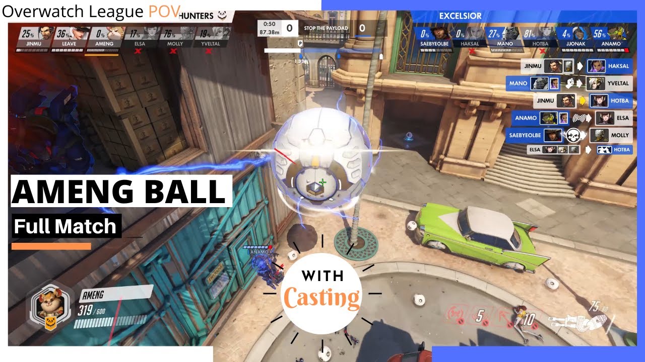 AMENG WRECKING BALL POV | Full Match - Playoffs | Hunters vs Excelsior ...