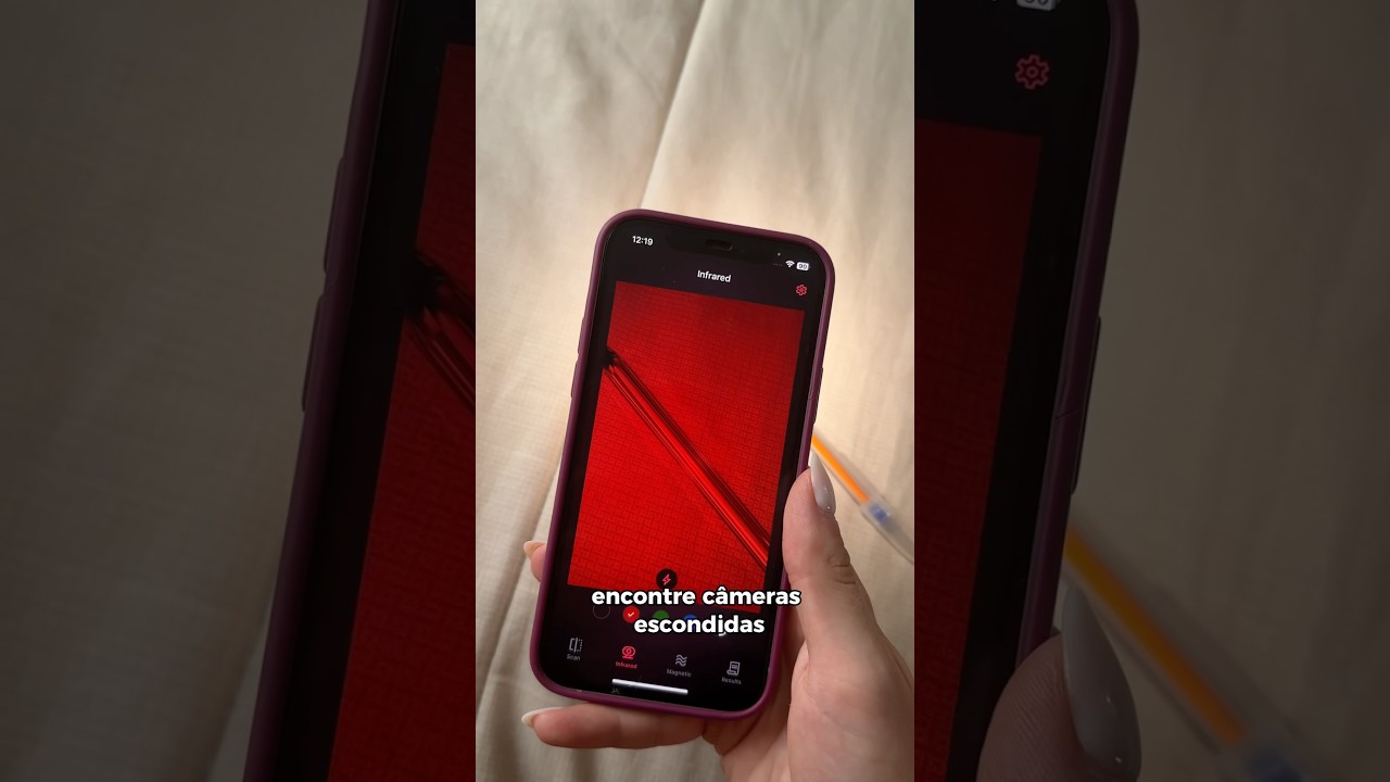 ENCONTRE CAMERAS ESCONDIDAS com esse APP! ? #spycamerascanner #cameraescondida