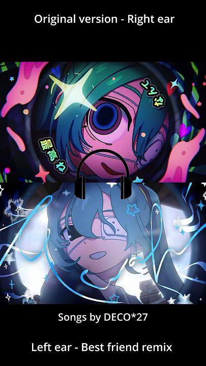 Dual audio |  Monitoring   Monitoring best friend remix #deco*27 #shorts #miku #vocaloid #teto