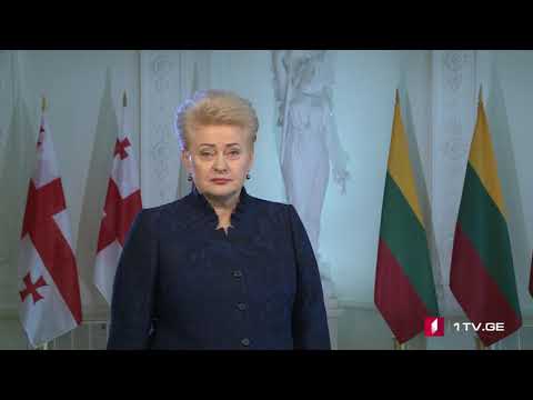 დალია გრიბაუსკაიტე საქართველოს დამოუკიდებლობის დღეს ულოცავს