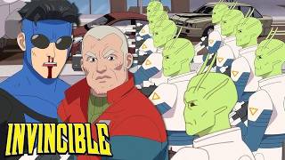 Robot & Monster Girl Trapped In The Flaxan Dimension Invincible Season 4 Episode 3