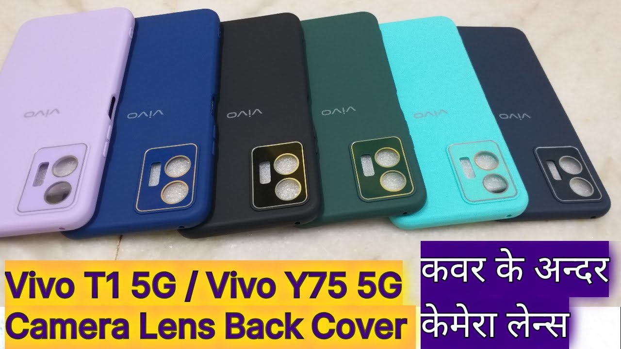 Vivo T1 5G/Y75 5G Silicone Case / Vivo T1 5G/Y75 5G Case Cover / Vivo