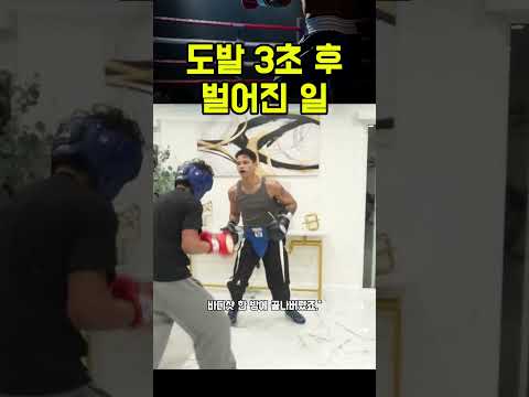세계챔피언 도발한 인플루언서의 최후 #shorts #복싱 #스파링