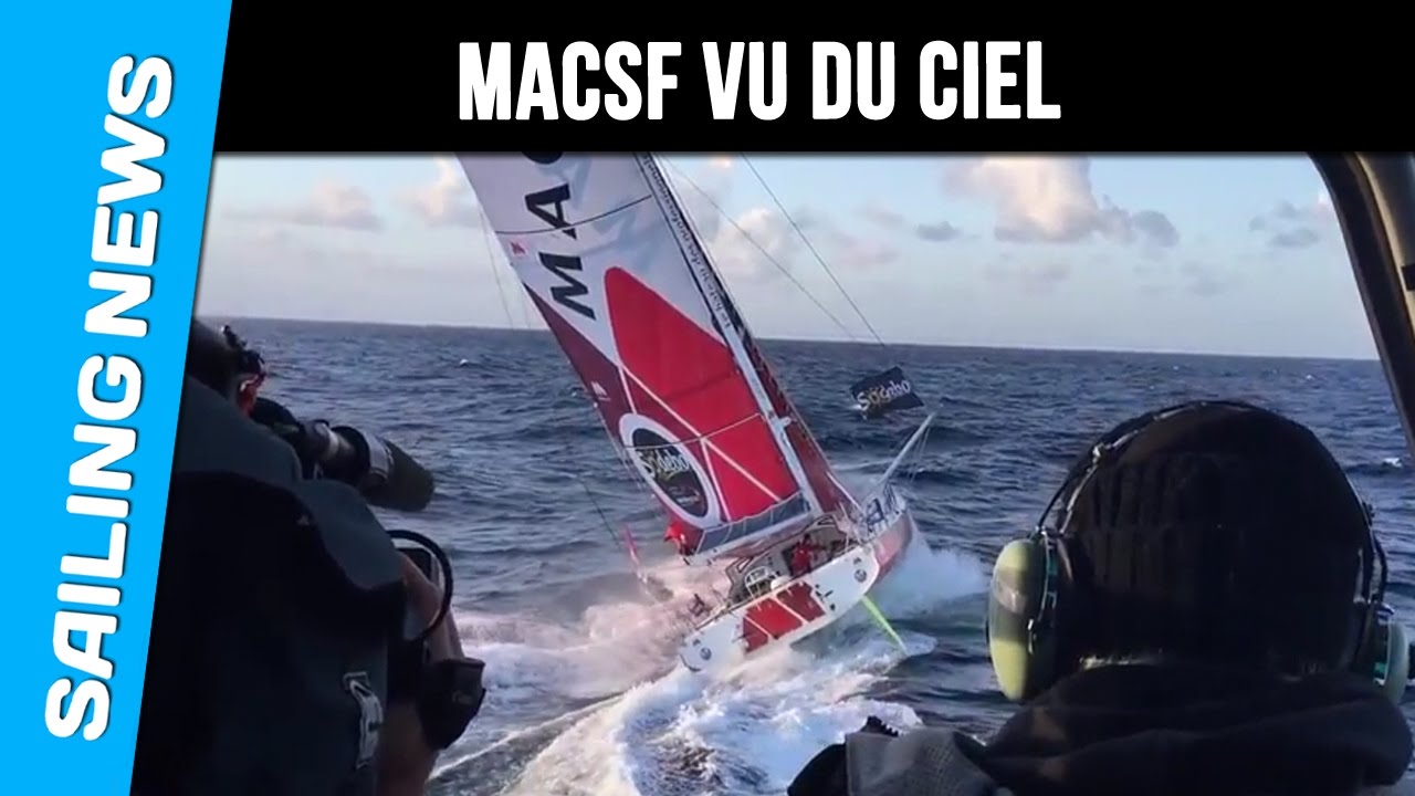 Vendée Globe 2016 - IMOCA MACSF vu du ciel
