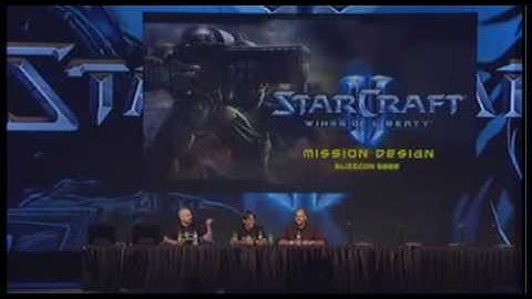 Starcraft 2 BlizzCon 09 Gameplay Panel 1/14