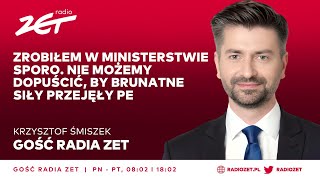 Krzysztof Śmiszek: Zrobiłem w ministerstwie sporo. Nie możemy dopuścić, by brunatne siły przejęły PE