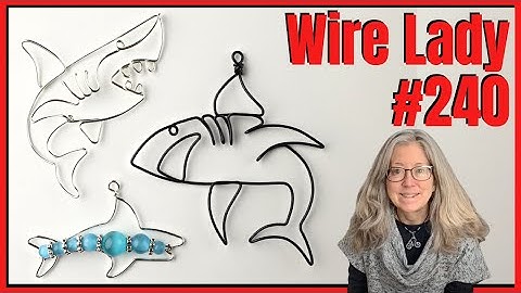 Making Shark Pendants Wire Lady TV Ep. 240 Livestream Replay Jewelry Making Tutorial