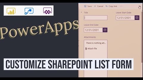 How to Customize SharePoint List Form with PowerApps
