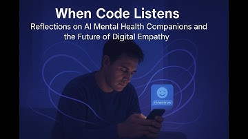 When Code Listens Reflections on AI Mental Health Companions and the Future of Digital Empathy