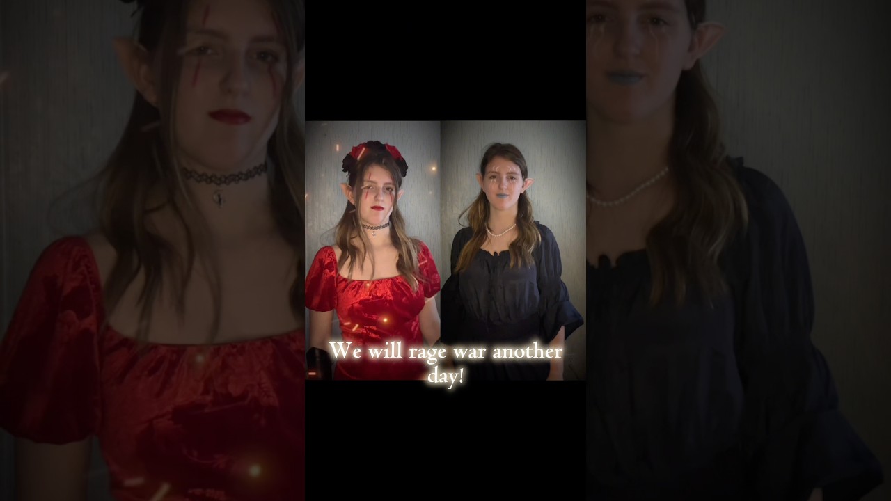 #storyteller The air and earth fairy kingdoms come to attack #characters #cosplay #fantasy #pov