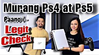 DITO PALA YUN!/Mura at Legit na PS4,PS5/ Paano nga ba Magcheck ng SECOND HAND Ps4, Ps4 Pro,Ps5?