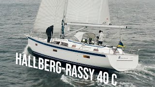 HallbergRassy 40 C  TEST SAILING and GUIDED WALKTHROUGH