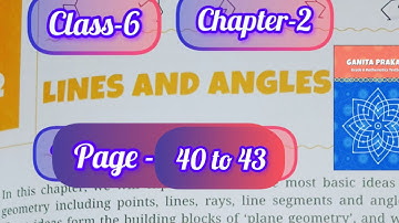 Class- 6 maths || Chapter - 2 || figure it out - page no 40 to 43 || #ganit_prakash #newncertbook