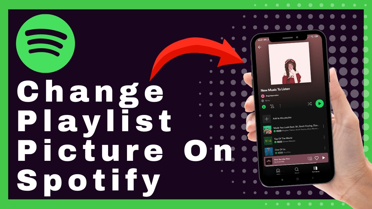 How To Change Spotify Playlist Picture (Easy) - YouTube