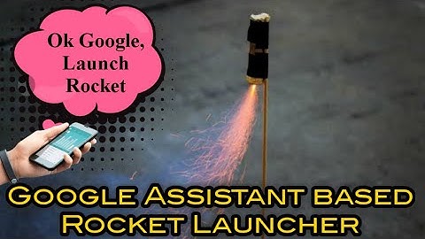 Google Assistant based Rocket Launcher | Celebrate Diwali with Google Assistant | IOT |