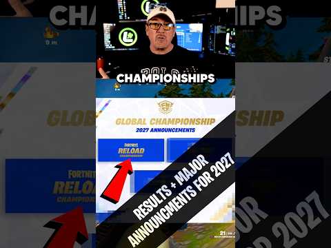 Who Won the FNCS Global Championship?  New Chapter Announcements! 🏆 #fortnite #fncs #gaming