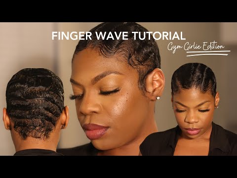 Finger Waves on Short Hair Tutorial *As a Beginner*