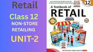 Retail clasa12th  mcq NON STORE RETAILING UNIT 2