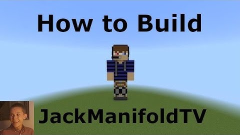 |How to Build JackManifoldTV (v.1)| Minecraft Skin Tutorials