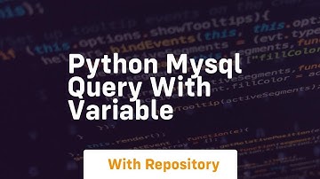 python mysql query with variable