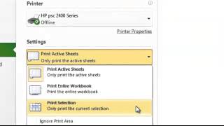 How To Use Excel - Printing In Excel Computer Lesson