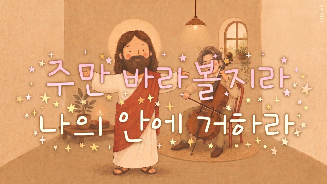 나의 안에 거하라 & 주만 바라볼지라 (첼로찬양)