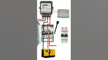 change over connection #electrical #shorts #short #youtubeshorts