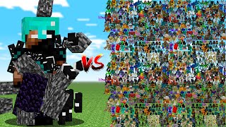 HEROBRINE vs 500 RANDOM MOBS! part 2