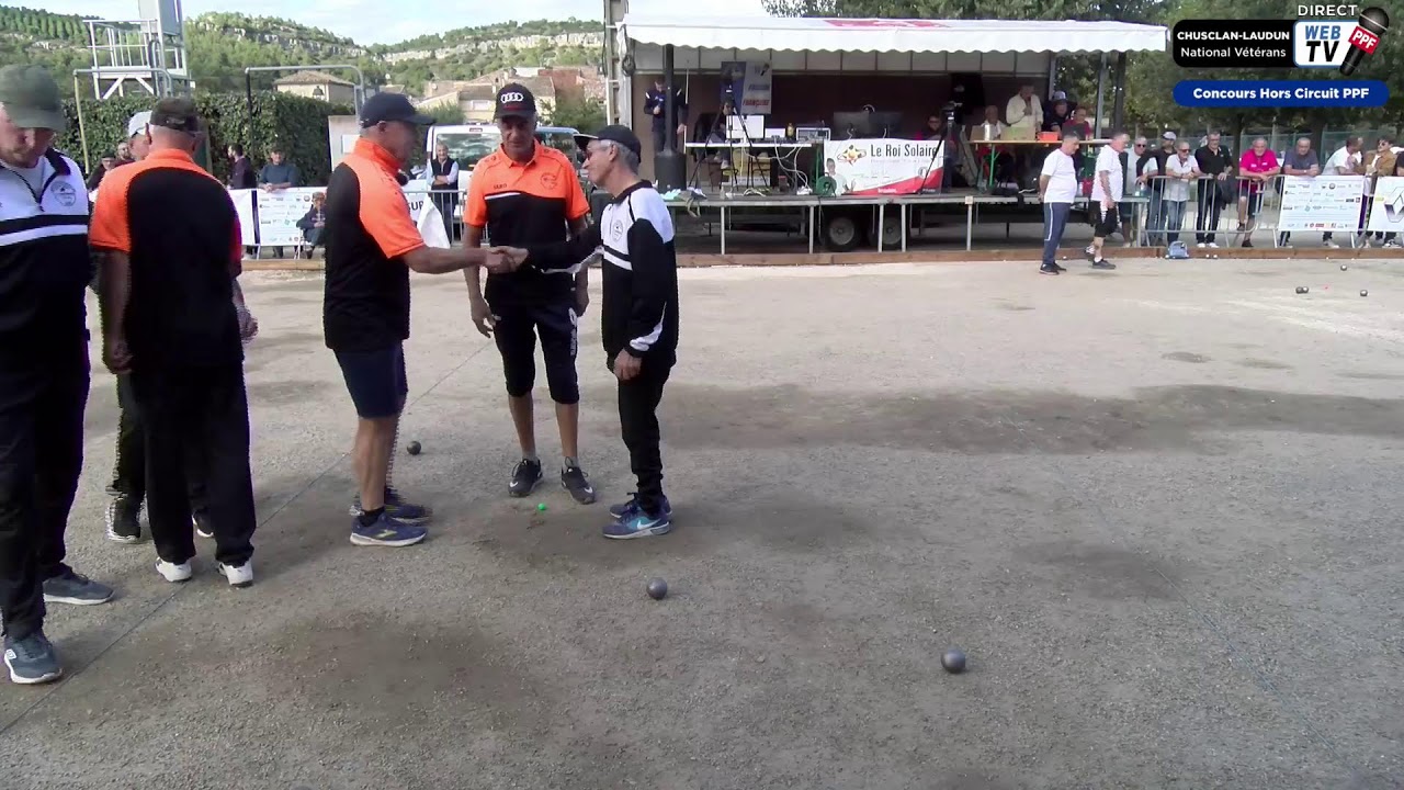 Miniature de la vidéo : National Vétérans TOP 300 CHUSCLAN-LAUDUN - Demi finale : Equipe PIAGET contre Equipe IPPOLITO