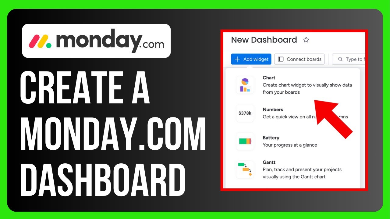 How to Create a Monday.com Dashboard