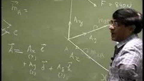 3d rigid body equilibrium example1part1