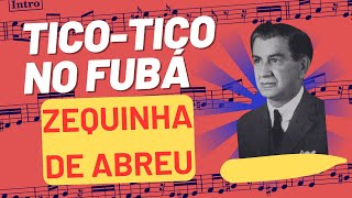 Tico-tico no fubá (A menor) Backing track com partitura